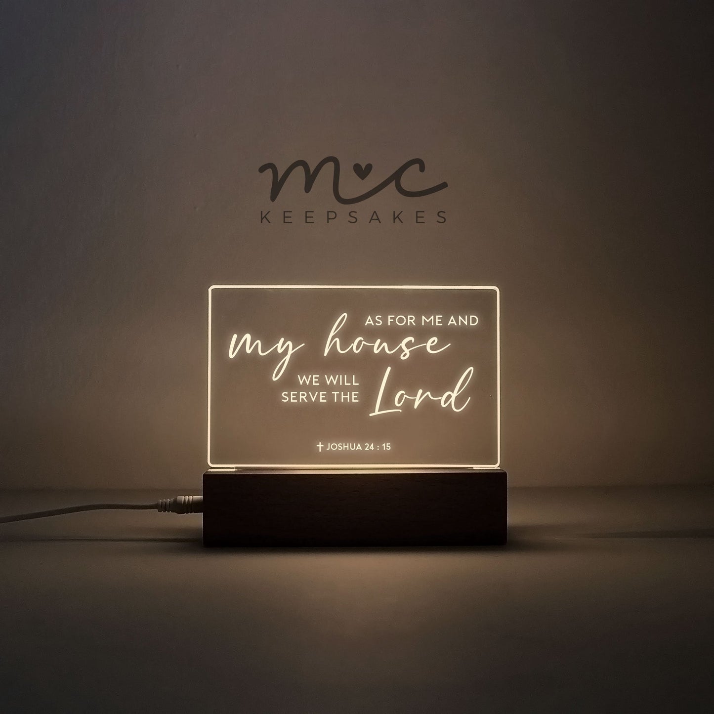 Bible Verse LED Light