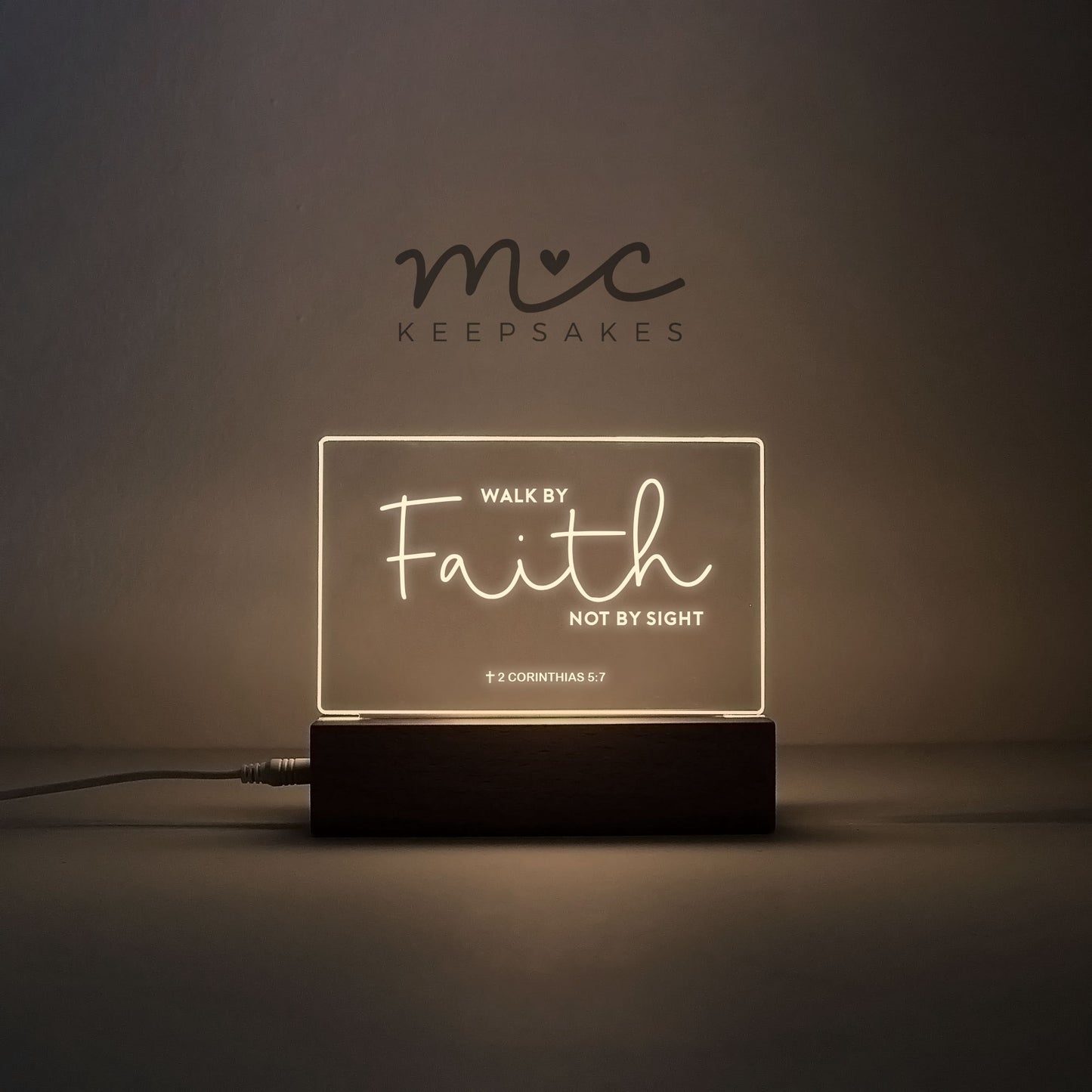 Bible Verse LED Light