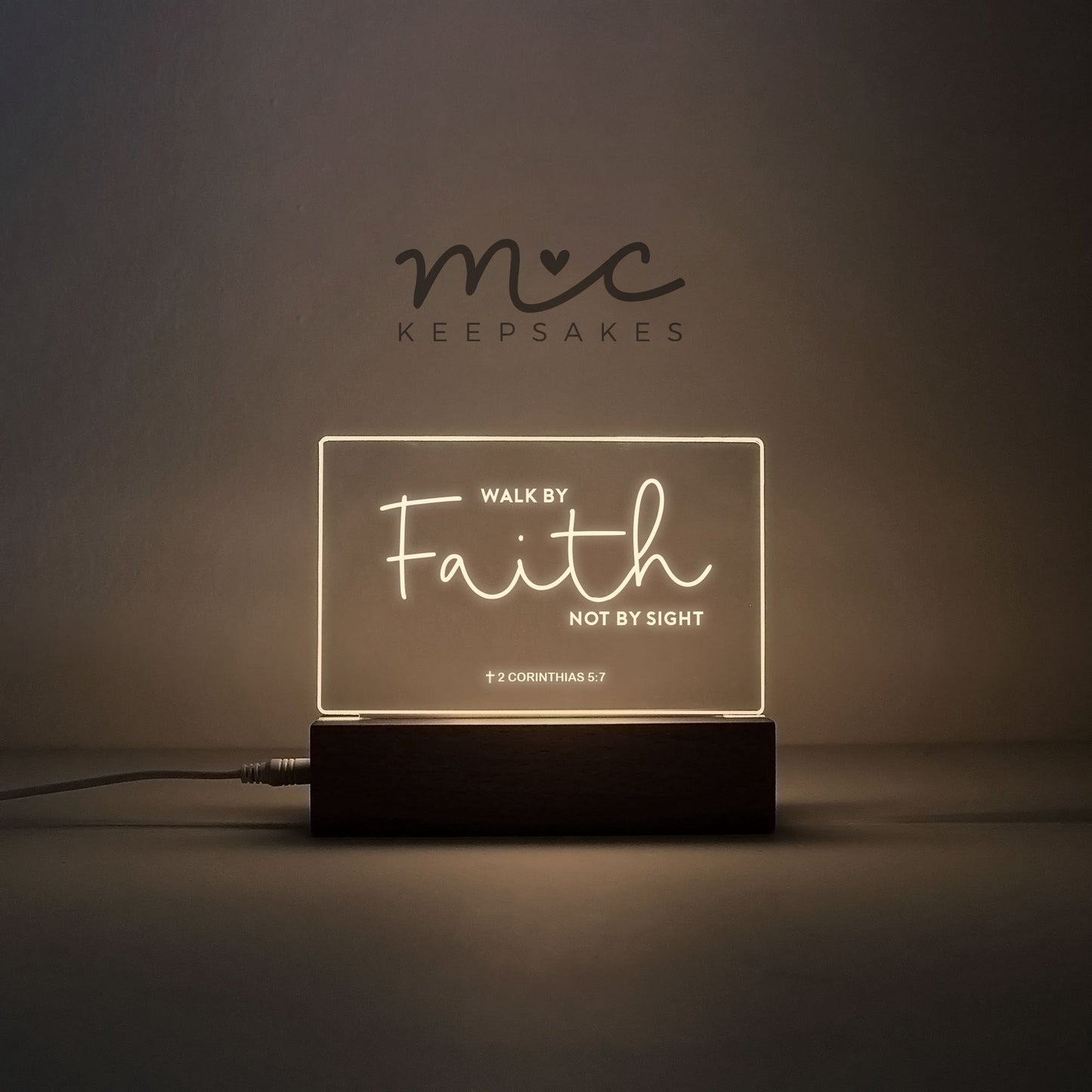 Bible Verse LED Light